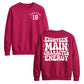 18th Birthday Unisex Sweatshirt Eighteen Main Character Energy
