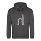 Elegant Mosque Line Art Eid Printed Unisex Hoodie Happy Eid