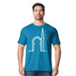 Elegant Mosque Line Art Eid Printed Unisex T-Shirt