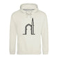 Elegant Mosque Line Art Eid Printed Unisex Hoodie Happy Eid
