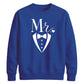 Elegant Mr Tuxedo Wedding Groom Unisex Sweatshirt
