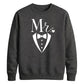 Elegant Mr Tuxedo Wedding Groom Unisex Sweatshirt