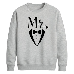 Elegant Mr Tuxedo Wedding Groom Unisex Sweatshirt