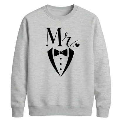 Elegant Mr Tuxedo Wedding Groom Unisex Sweatshirt