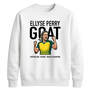 Ellyse Perry GOAT Legend Women Cricket Sweatshirt - T20 Womens World Cup Sweatshirt Australia