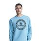 Emblem Graphic Mosque Eid Mubarak Printed Unisex Sweatshirt
