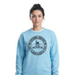 Emblem Graphic Mosque Eid Mubarak Printed Unisex Sweatshirt