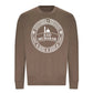 Emblem Graphic Mosque Eid Mubarak Printed Unisex Sweatshirt