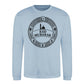 Emblem Graphic Mosque Eid Mubarak Printed Unisex Sweatshirt