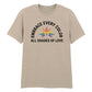 Embrace Every Colour All Shades of Love Unisex T-Shirt Pride Day LGBTQ