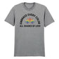 Embrace Every Colour All Shades of Love Unisex T-Shirt Pride Day LGBTQ