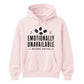 Emotionally Unavailable Coffee Funny Slogan Unisex Hoodie