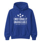 Emotionally Unavailable Coffee Funny Slogan Unisex Hoodie