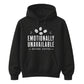 Emotionally Unavailable Coffee Funny Slogan Unisex Hoodie