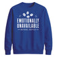 Emotionally Unavailable Coffee Funny Slogan Unisex Sweatshirt