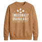 Emotionally Unavailable Coffee Funny Slogan Unisex Sweatshirt