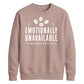 Emotionally Unavailable Coffee Funny Slogan Unisex Sweatshirt