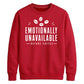 Emotionally Unavailable Coffee Funny Slogan Unisex Sweatshirt