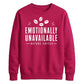 Emotionally Unavailable Coffee Funny Slogan Unisex Sweatshirt