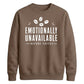 Emotionally Unavailable Coffee Funny Slogan Unisex Sweatshirt
