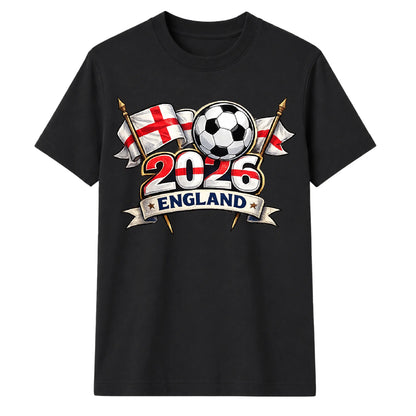 England 2026 Flags Football Unisex T-Shirt