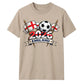 England 2026 Flags Football Unisex T-Shirt