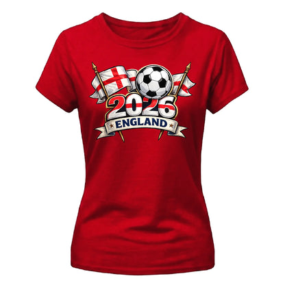 England 2026 Flag football Ladies Fit t-shirt