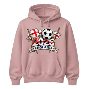 England 2026 Football Unisex Hoodie
