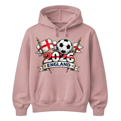 England 2026 Football Unisex Hoodie
