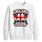 England 2026 Graphic Football Unisex Sweatshirt