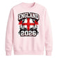 England 2026 Graphic Football Unisex Sweatshirt