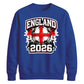 England 2026 Graphic Football Unisex Sweatshirt