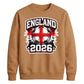 England 2026 Graphic Football Unisex Sweatshirt