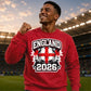England 2026 Graphic Football Unisex Sweatshirt