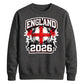 England 2026 Graphic Football Unisex Sweatshirt