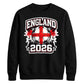 England 2026 Graphic Football Unisex Sweatshirt