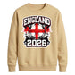 England 2026 Graphic Football Unisex Sweatshirt