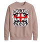England 2026 Graphic Football Unisex Sweatshirt