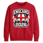 England 2026 Graphic Football Unisex Sweatshirt