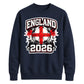 England 2026 Graphic Football Unisex Sweatshirt