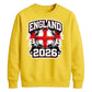 England 2026 Graphic Football Unisex Sweatshirt