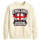 England 2026 Graphic Football Unisex Sweatshirt