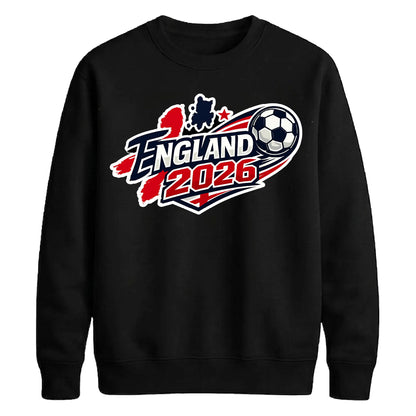 England 2026 Sports Fan Football Unisex Sweatshirt