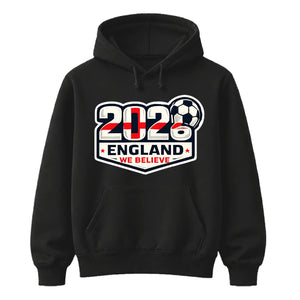 England 2026 We Believe Football Unisex Hoodie