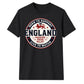 England Born To Support Football Unisex T-Shirt