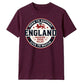 England Born To Support Football Unisex T-Shirt