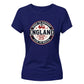 England Born To Support football Ladies Fit t-shirt