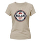England Born To Support football Ladies Fit t-shirt