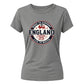 England Born To Support football Ladies Fit t-shirt