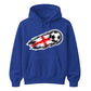 England Dynamic Graphic Football Unisex Hoodie